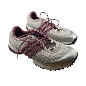 Adidas Golf Shoes White Purple Pink Silver 11 adiPRENE ClimaCool Flylite 791003